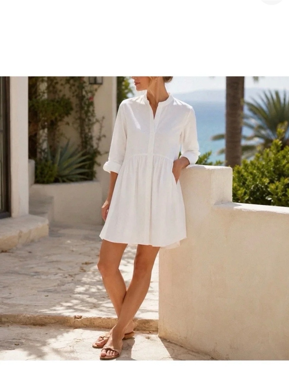 Tuckernuck Size XXXL 3X Crisp White Royal Shirt Button Down Dress Cotton